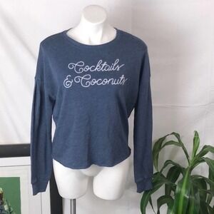Zoe + Liv Sweatshirt - NWOT | Women Small | Blue